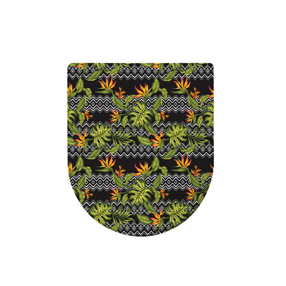 Ethnic Bird Of Paradise Pattern Print Toilet Lid Cover