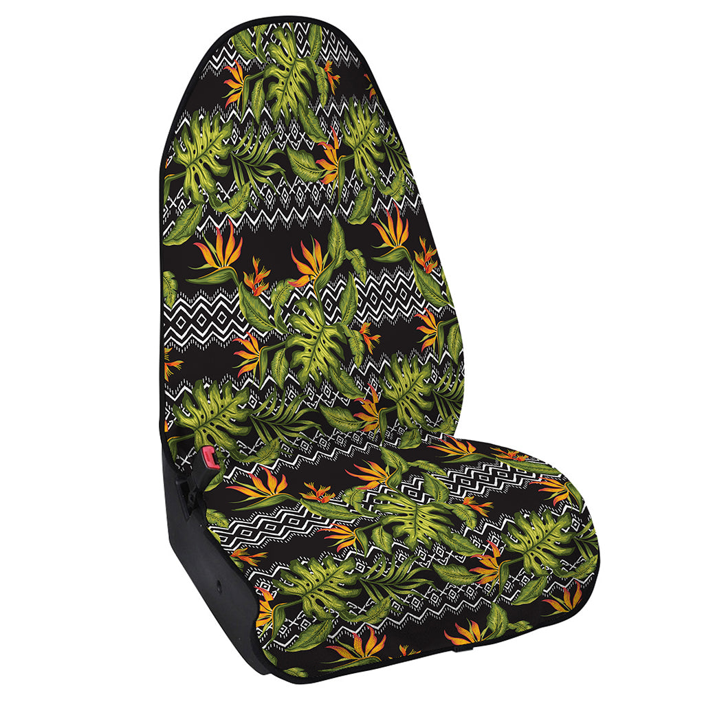 Ethnic Bird Of Paradise Pattern Print Waterproof Car Seat Cover