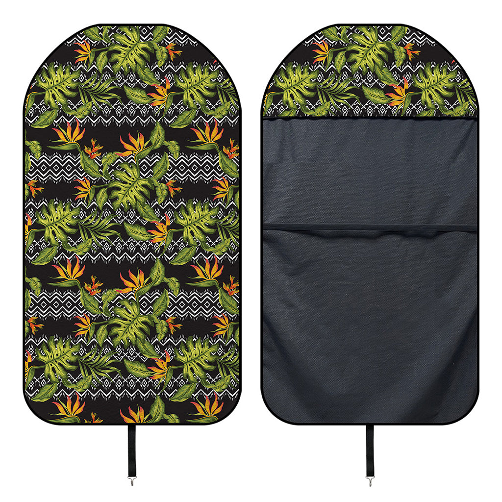 Ethnic Bird Of Paradise Pattern Print Waterproof Car Seat Cover
