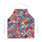 Ethnic Bohemian Mandala Pattern Print Adjustable Apron