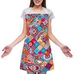 Ethnic Bohemian Mandala Pattern Print Adjustable Apron