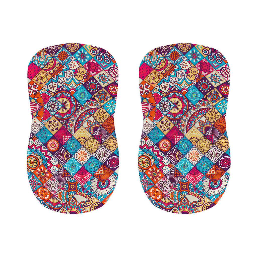 Ethnic Bohemian Mandala Pattern Print Bar Stool Covers