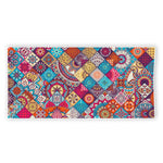 Ethnic Bohemian Mandala Pattern Print Beach Towel