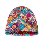 Ethnic Bohemian Mandala Pattern Print Beanie