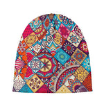 Ethnic Bohemian Mandala Pattern Print Beanie