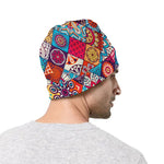 Ethnic Bohemian Mandala Pattern Print Beanie
