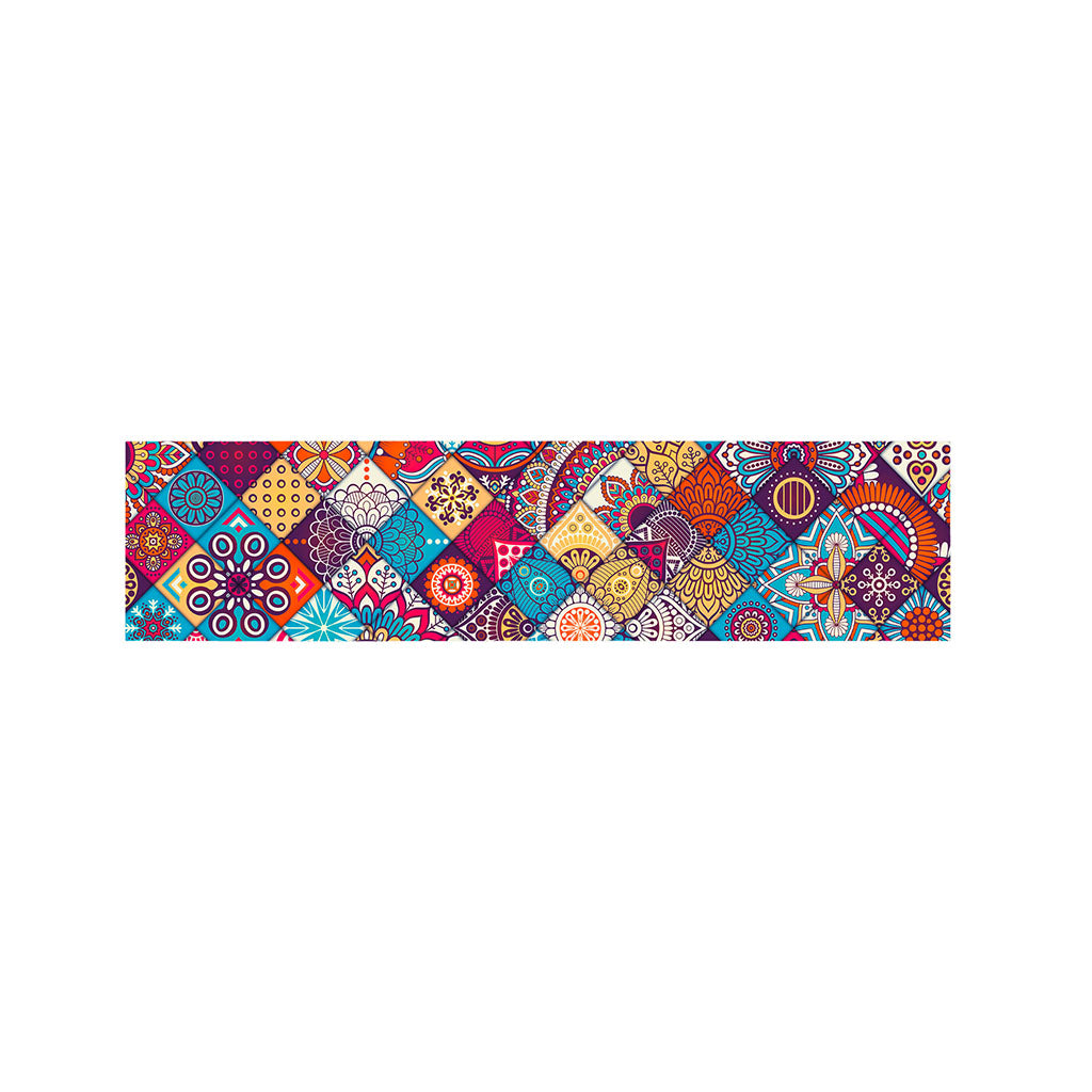 Ethnic Bohemian Mandala Pattern Print Bed Runner