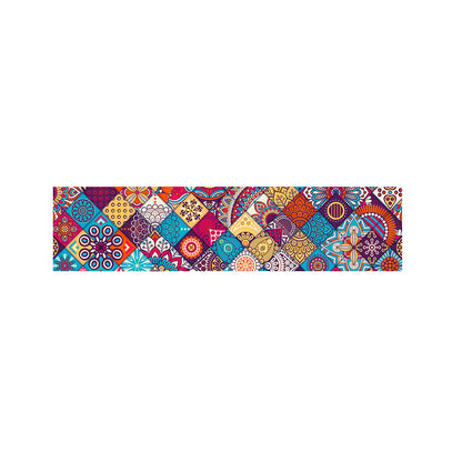 Ethnic Bohemian Mandala Pattern Print Bed Runner