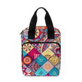 Ethnic Bohemian Mandala Pattern Print Bible Tote Bag