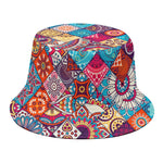 Ethnic Bohemian Mandala Pattern Print Bucket Hat