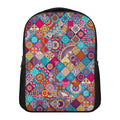 Ethnic Bohemian Mandala Pattern Print Casual Backpack