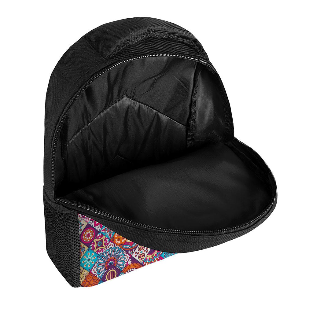 Ethnic Bohemian Mandala Pattern Print Casual Backpack