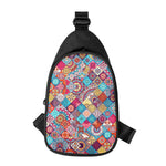Ethnic Bohemian Mandala Pattern Print Chest Bag