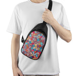 Ethnic Bohemian Mandala Pattern Print Chest Bag