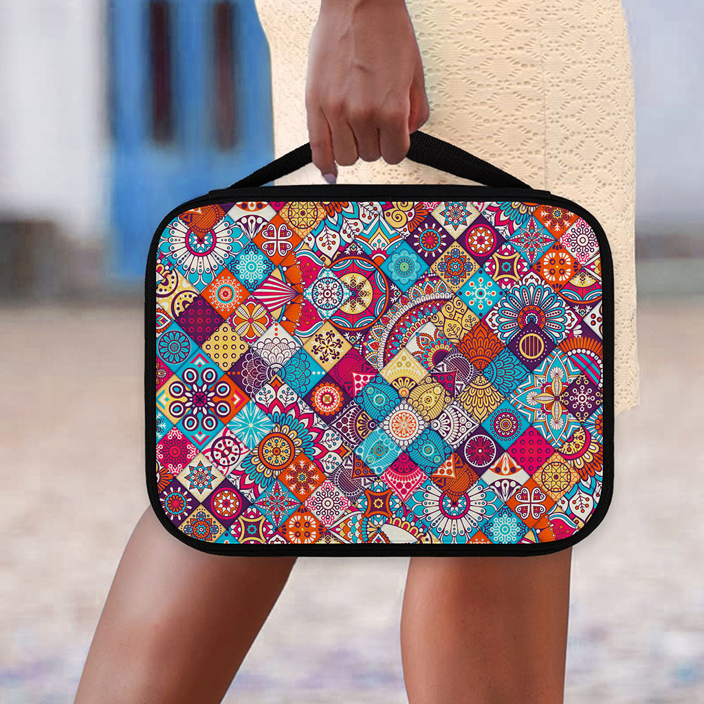 Ethnic Bohemian Mandala Pattern Print Classic Bible Case