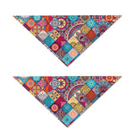 Ethnic Bohemian Mandala Pattern Print Dog Bandana