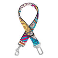 Ethnic Bohemian Mandala Pattern Print Dog Seat Belt