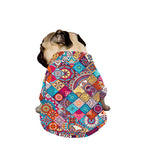 Ethnic Bohemian Mandala Pattern Print Dog Zip Up Jacket