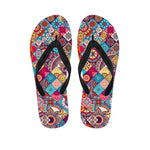 Ethnic Bohemian Mandala Pattern Print Flip Flops