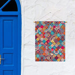 Ethnic Bohemian Mandala Pattern Print Garden Flag
