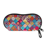 Ethnic Bohemian Mandala Pattern Print Glasses Case