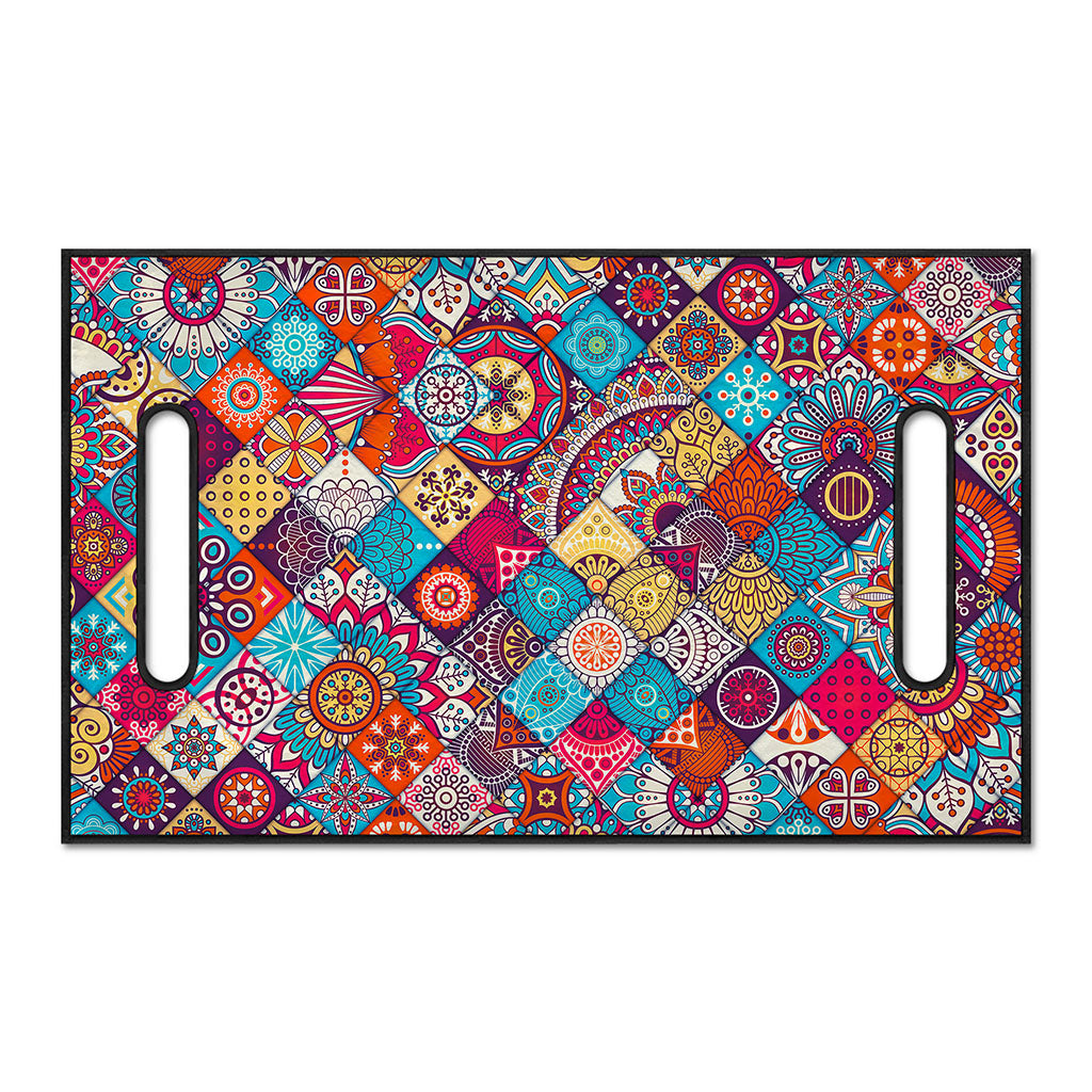Ethnic Bohemian Mandala Pattern Print Golf Cart Seat Cover
