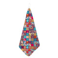 Ethnic Bohemian Mandala Pattern Print Hand Towel