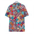 Ethnic Bohemian Mandala Pattern Print Hawaiian Shirt