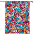 Ethnic Bohemian Mandala Pattern Print House Flag