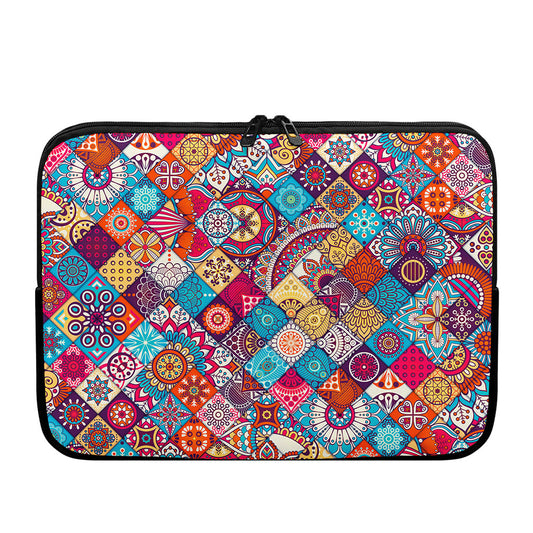 Ethnic Bohemian Mandala Pattern Print Laptop Sleeve