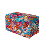 Ethnic Bohemian Mandala Pattern Print Leather Tissue Box Cover