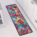 Ethnic Bohemian Mandala Pattern Print Long Kitchen Mat