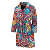 Ethnic Bohemian Mandala Pattern Print Men's Bathrobe