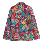 Ethnic Bohemian Mandala Pattern Print Men's Blazer