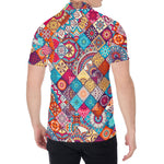 Ethnic Bohemian Mandala Pattern Print Men's Shirt