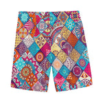 Ethnic Bohemian Mandala Pattern Print Men's Sports Shorts
