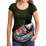 Ethnic Bohemian Mandala Pattern Print Pet Sling Carrier