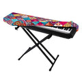 Ethnic Bohemian Mandala Pattern Print Piano Keyboard Cover