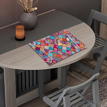 Ethnic Bohemian Mandala Pattern Print Placemat
