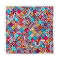 Ethnic Bohemian Mandala Pattern Print Silk Bandana