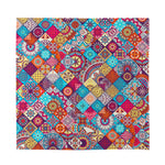 Ethnic Bohemian Mandala Pattern Print Silk Bandana
