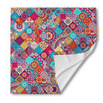 Ethnic Bohemian Mandala Pattern Print Silk Bandana