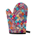 Ethnic Bohemian Mandala Pattern Print Single Oven Mitt