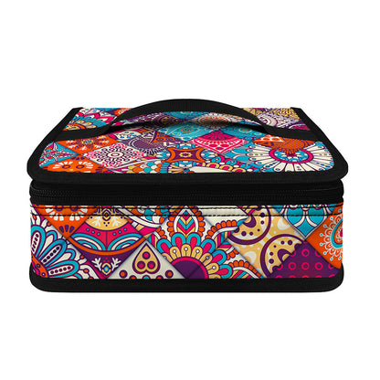 Ethnic Bohemian Mandala Pattern Print Small Lunch Bag