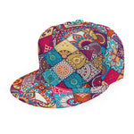 Ethnic Bohemian Mandala Pattern Print Snapback Cap