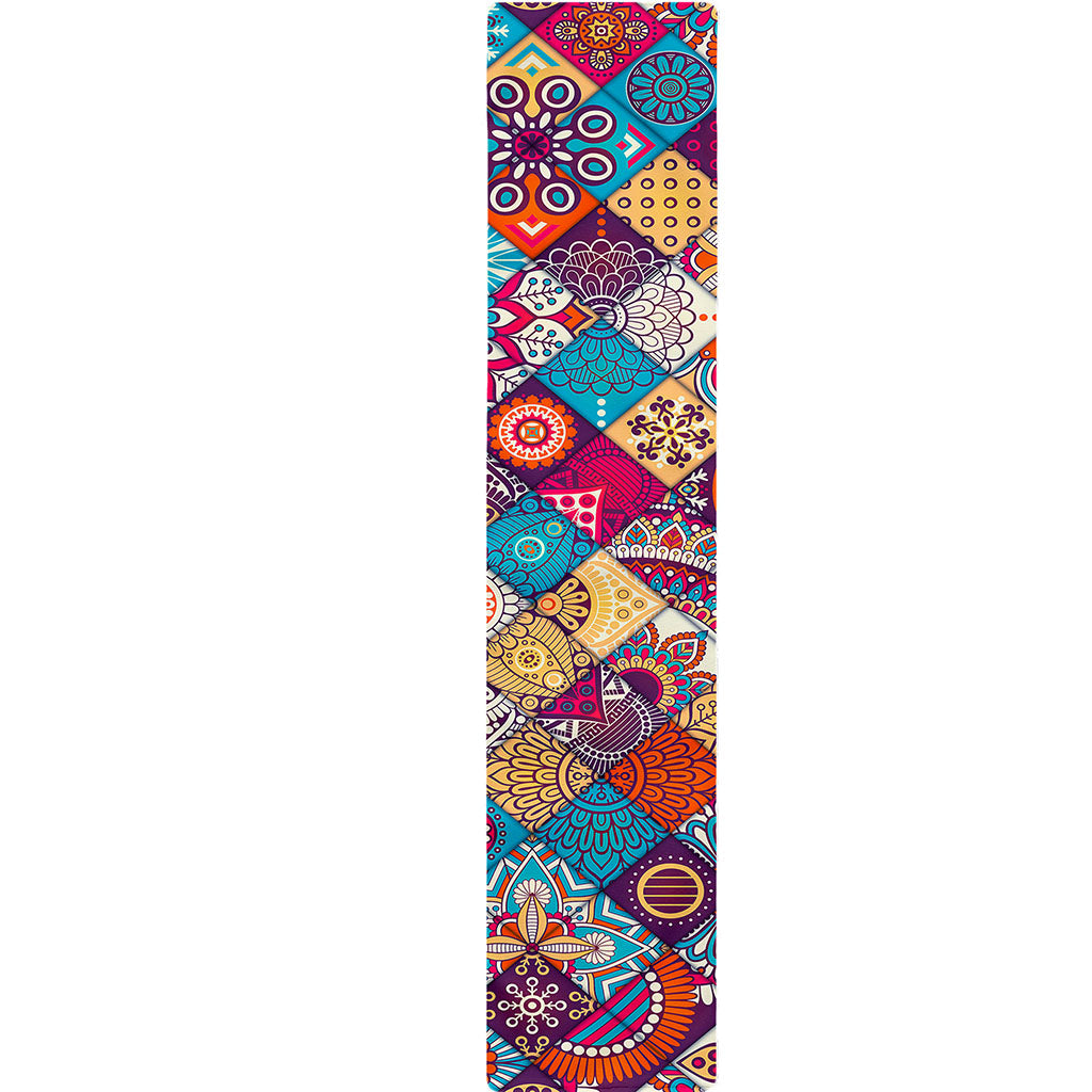 Ethnic Bohemian Mandala Pattern Print Table Runner