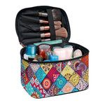 Ethnic Bohemian Mandala Pattern Print Travel Makeup Bag
