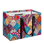 Ethnic Bohemian Mandala Pattern Print Utility Tote Bag