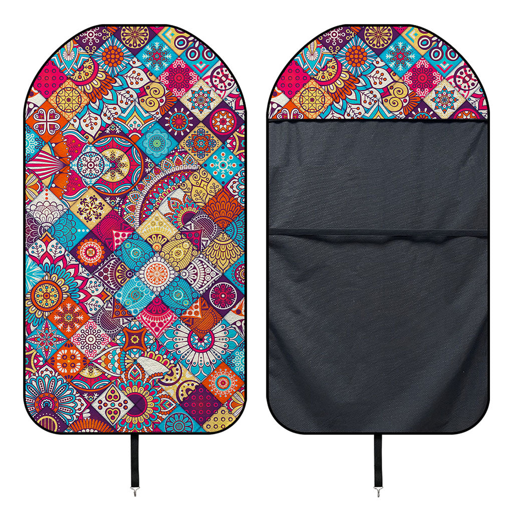 Ethnic Bohemian Mandala Pattern Print Waterproof Car Seat Cover