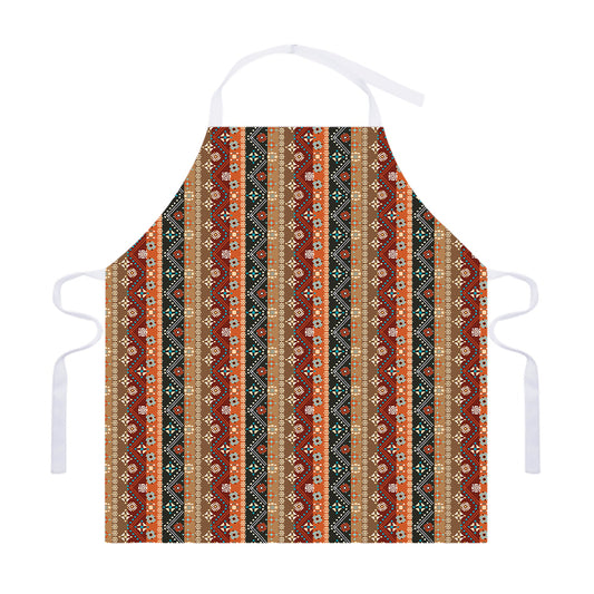 Ethnic Boho Tribal Pattern Print Adjustable Apron